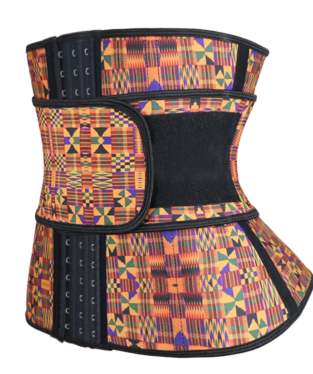 Kente Double Compression Waist Trainer