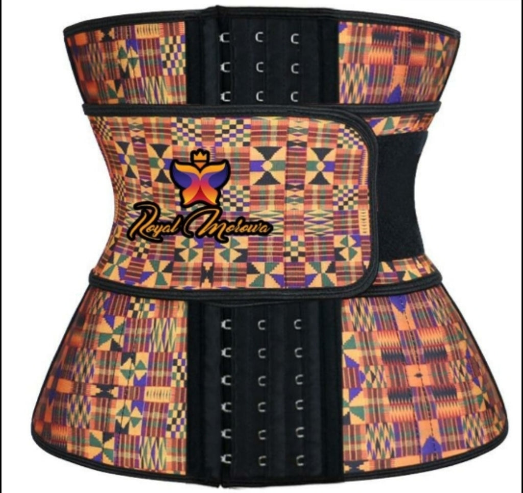 Kente Double Compression Waist Trainer