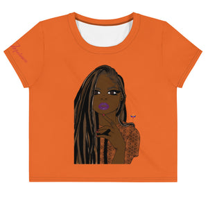 Natty By Nature Crop Tee- Dark Skin