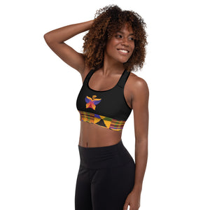 Kente Padded Sports Bra