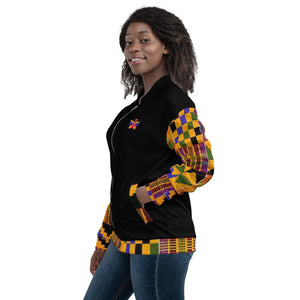 Kente Unisex Bomber Jacket