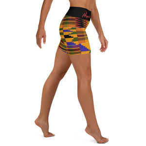 Kente Yoga Shorts