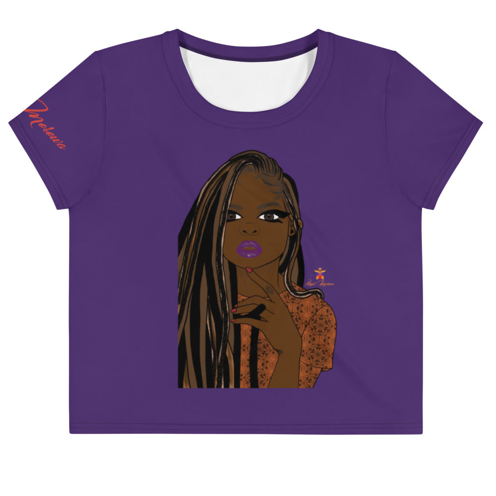 Natty By Nature Crop Tee- Dark Skin