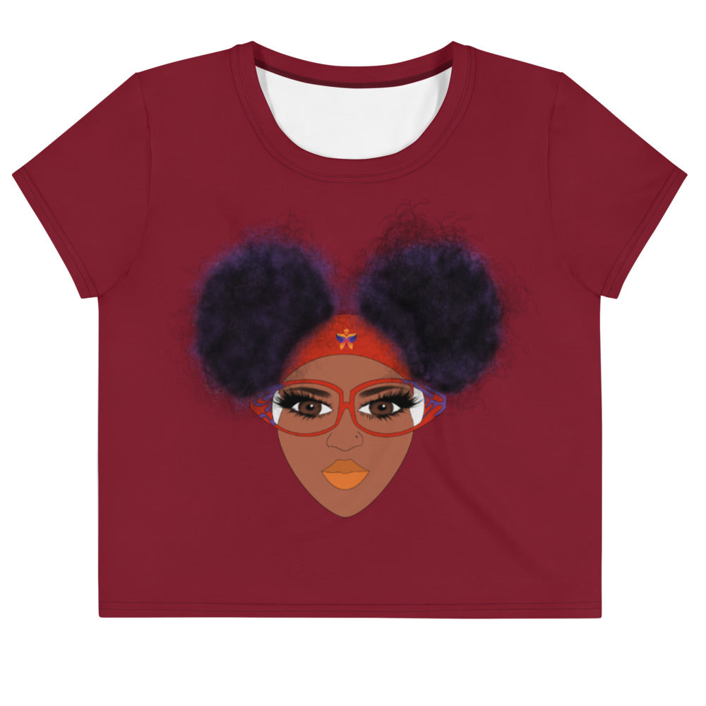 Mosi Collection Red Crop Tee