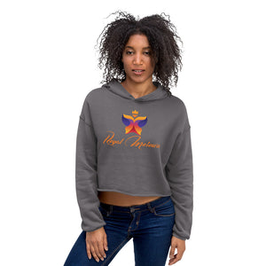 Royal Morowa Signature Crop Hoodie