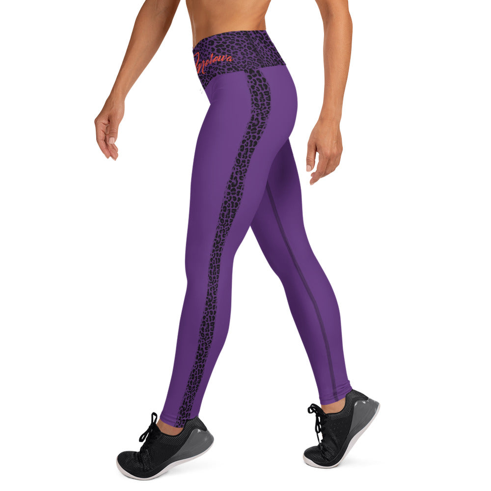 Elite Soul Yoga Leggings (Royal Purple)